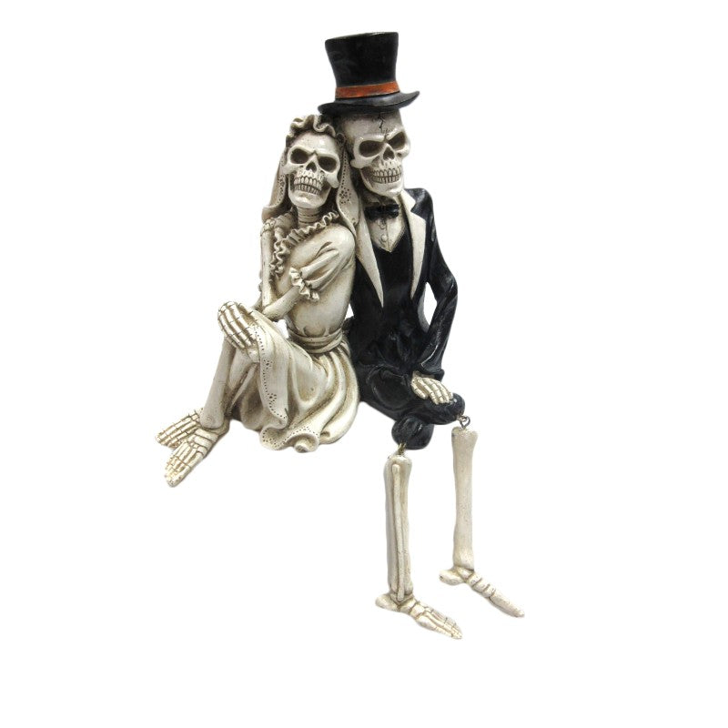 Day of the Dead Wedding Couple Shelf Sitter