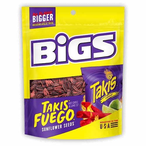 Bigs Takis Fuego Flavor Sunflower Seeds Snack 152gm