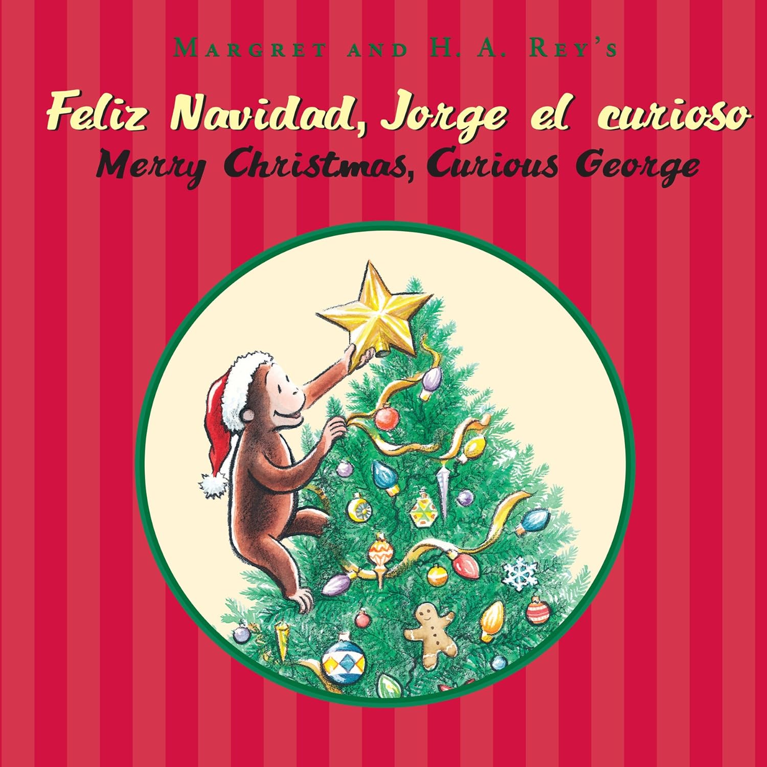 Book - Bilingual - Curious George Feliz Navidad