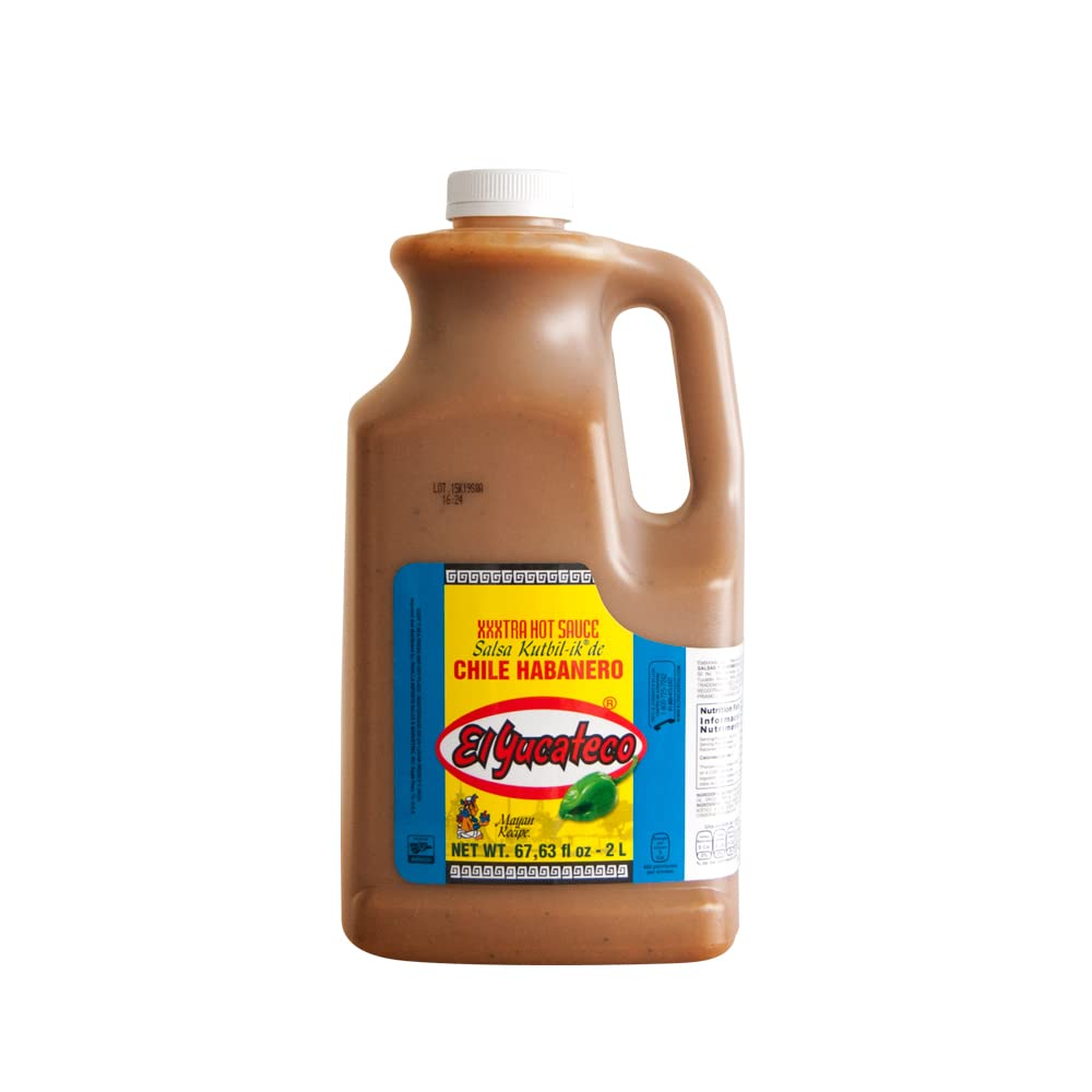 El Yucateco Mayan Kutbil-ik XXXtra Hot Sauce 2 litre Jug