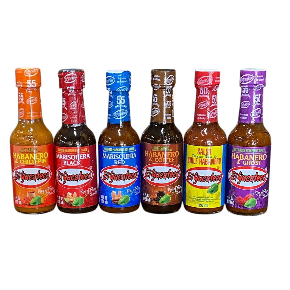 El Yucateco New Flavours - 6 sauce set