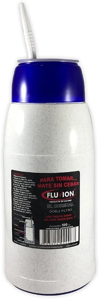 Fluvion Self-priming Travel Thermos for Yerba Mate 500 ml