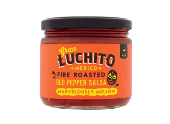 Gran Luchito Mild Fire Roasted Red Pepper Salsa 300gm