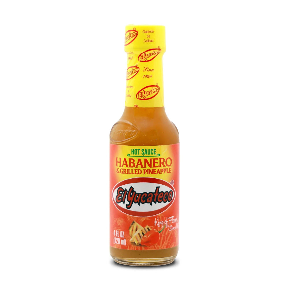 El Yucateco Habanero and Grilled Pineapple Hot Sauce 120ml (4oz)