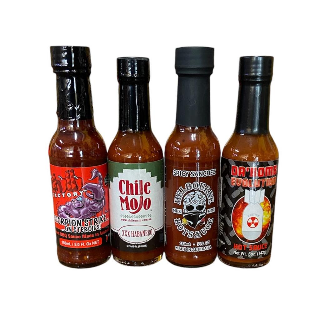 Hot Sauce Collection for those who just want heat - Dammit!!