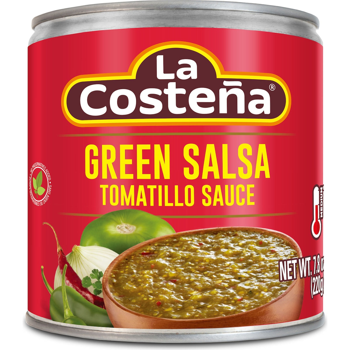 La Costena Salsa Mexicana Green Tomatillo 220gm tin - overstock special