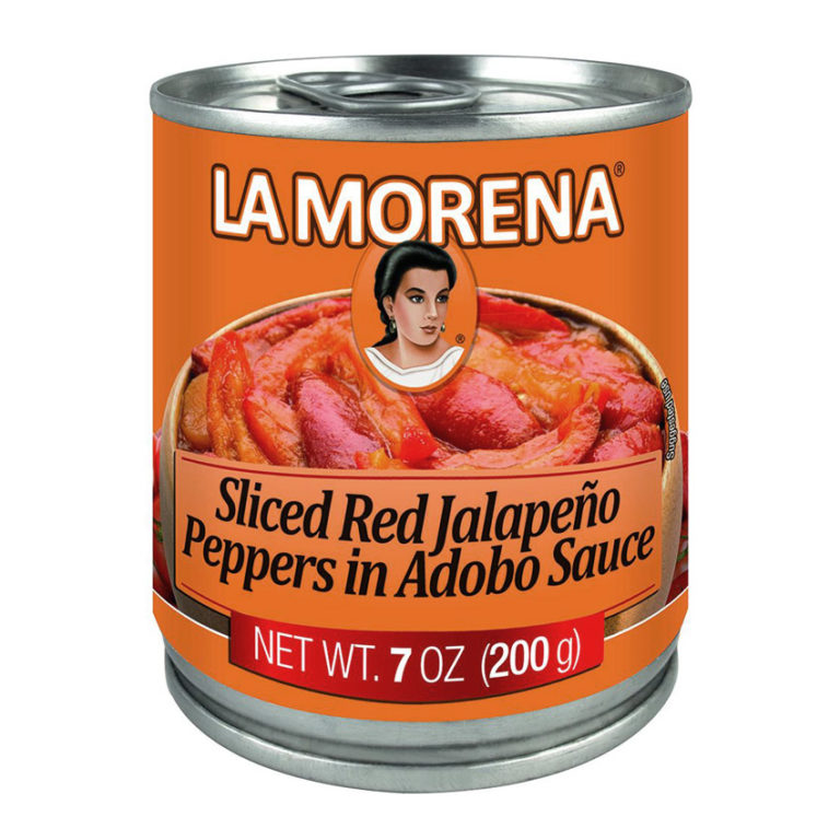 La Morena Sliced Red Jalapeno Peppers in Adobo Sauce 200gm