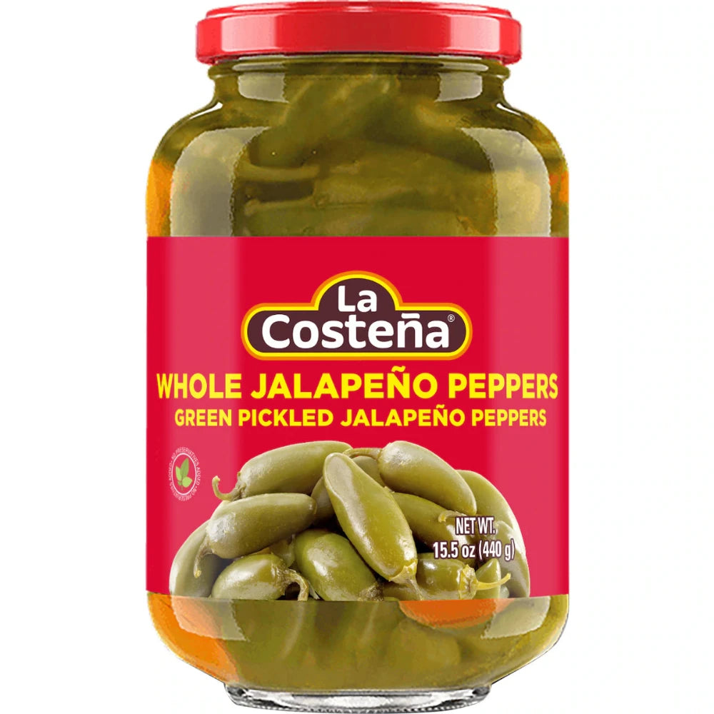 La Costena Whole Jalapenos 440gm jar