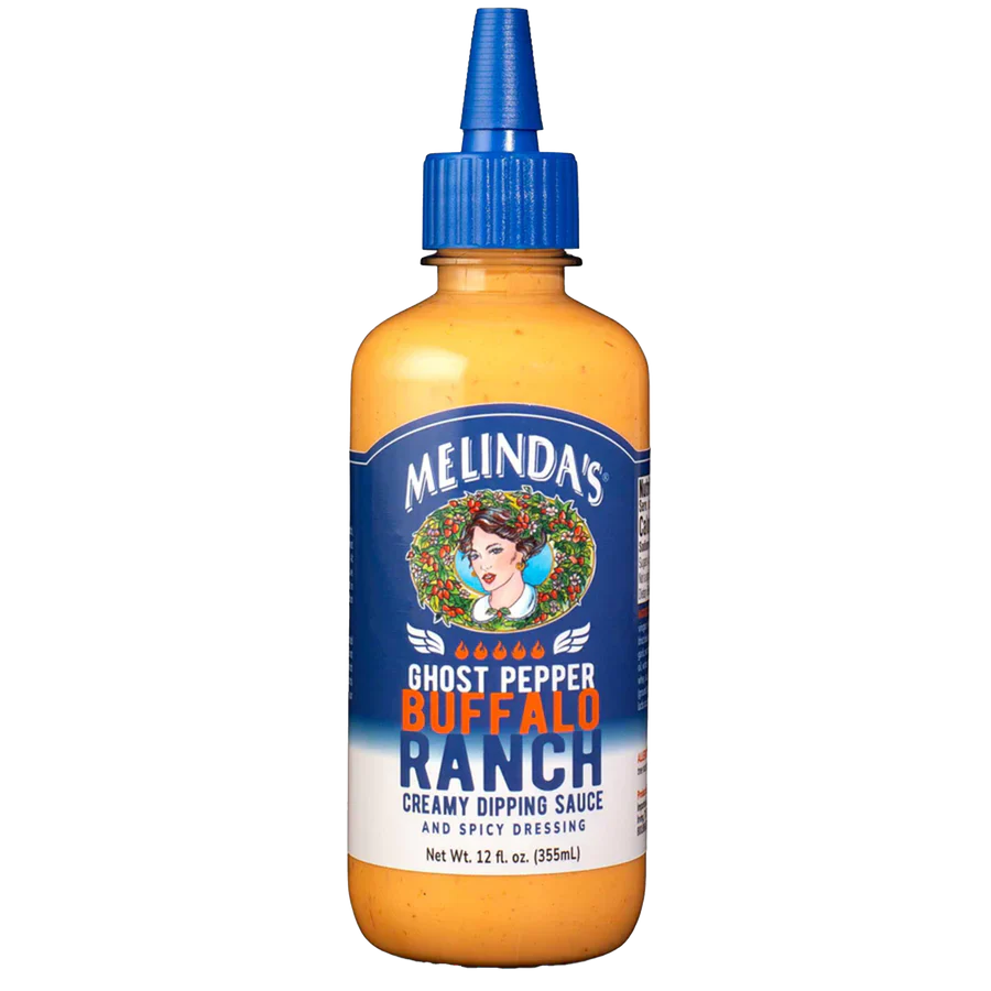 Melindas Ghost Pepper Buffalo Ranch Creamy Dipping Sauce 355ml