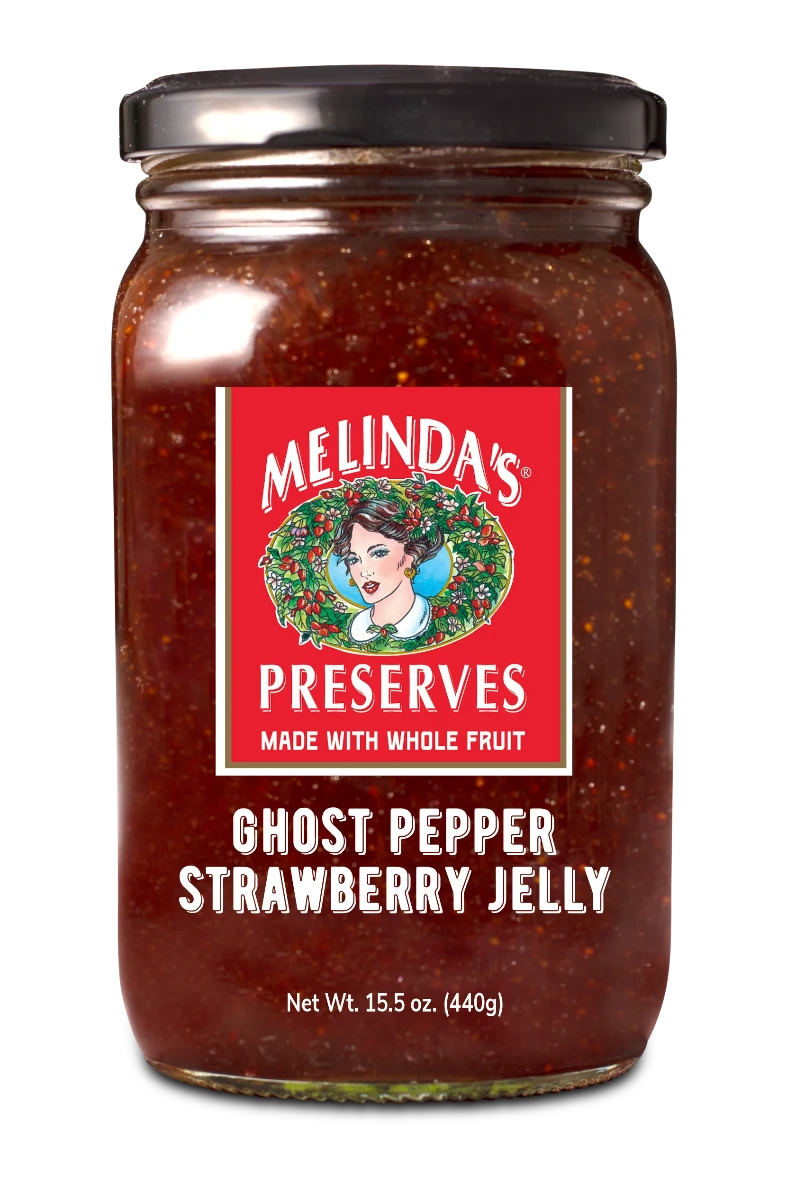 Melindas Strawberry Ghost Pepper Jelly 440gm