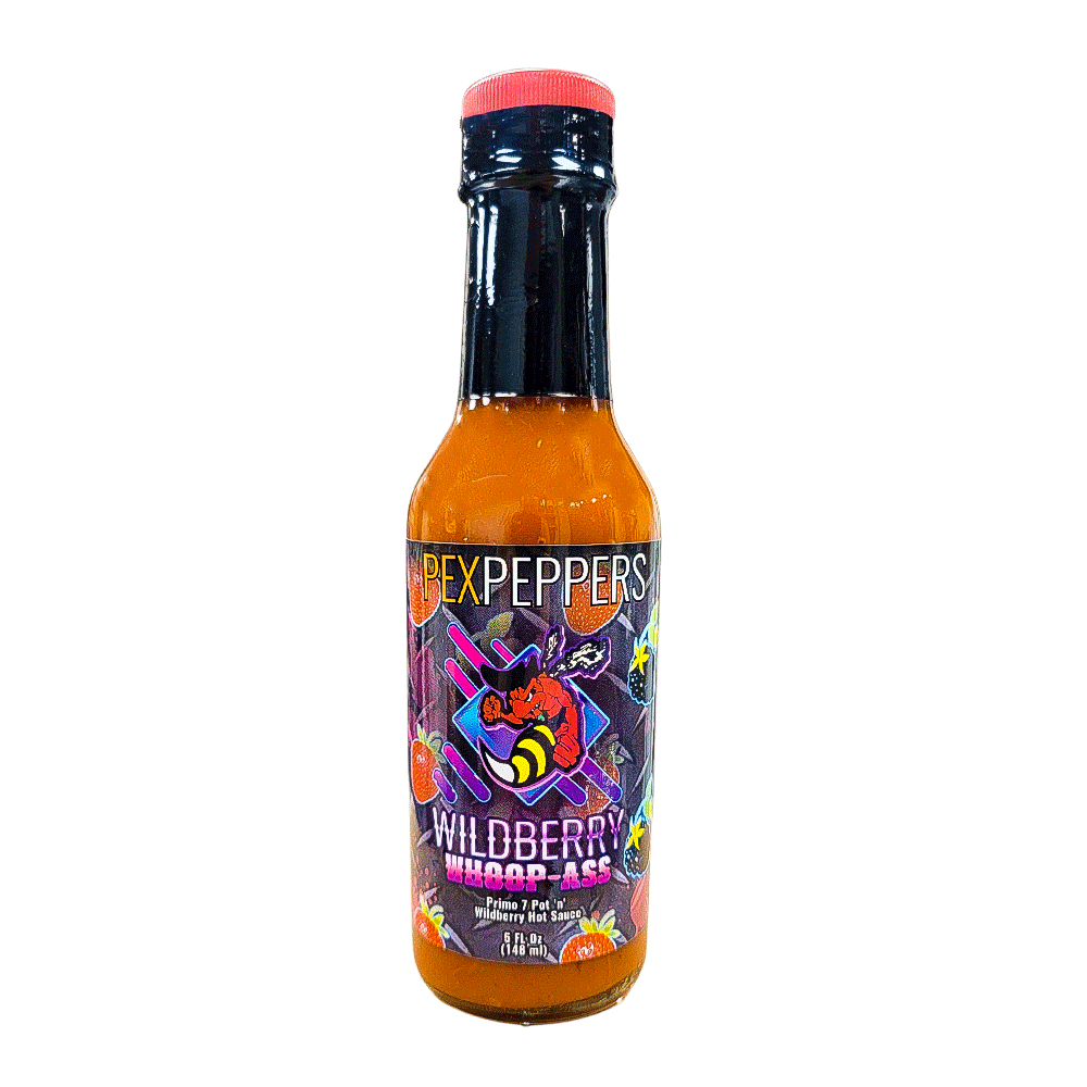 Wildberry Whoop-ass Hot Sauce 5oz (148ml)