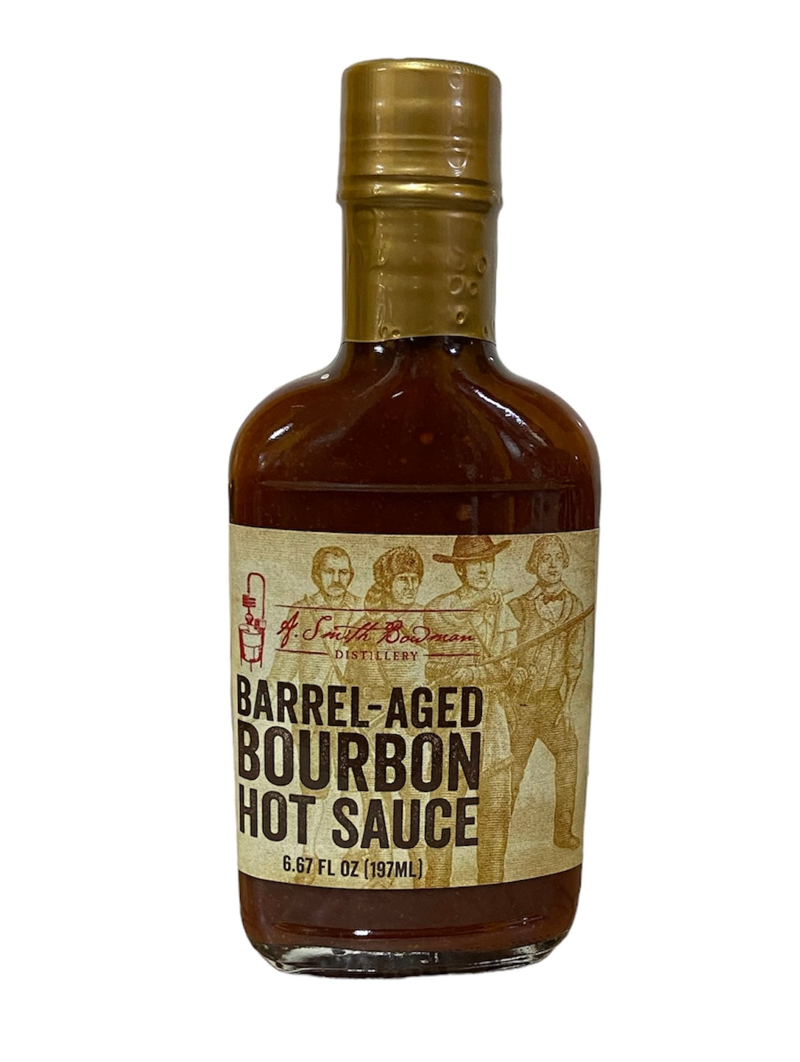 A Smith Bowman Barrel Aged Bourbon Hot Sauce 197ml 667oz Chile Mojo 7496