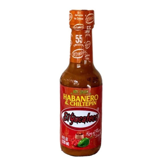 El Yucateco Habanero and Chiltepin Hot Sauce 120ml (4oz)