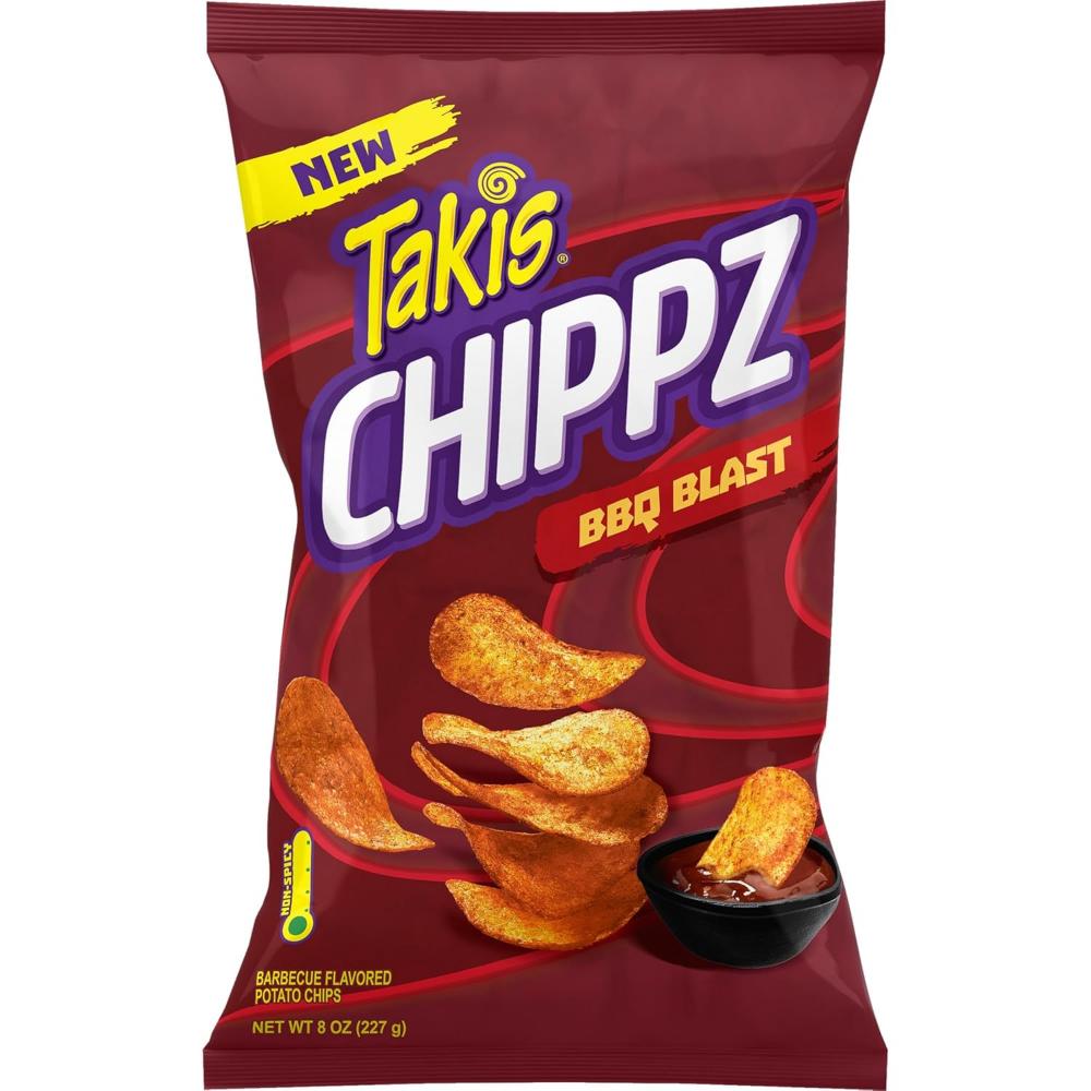 Takis® Chippz BBQ Blast Thin Cut Potato Chips 227gm (8oz)