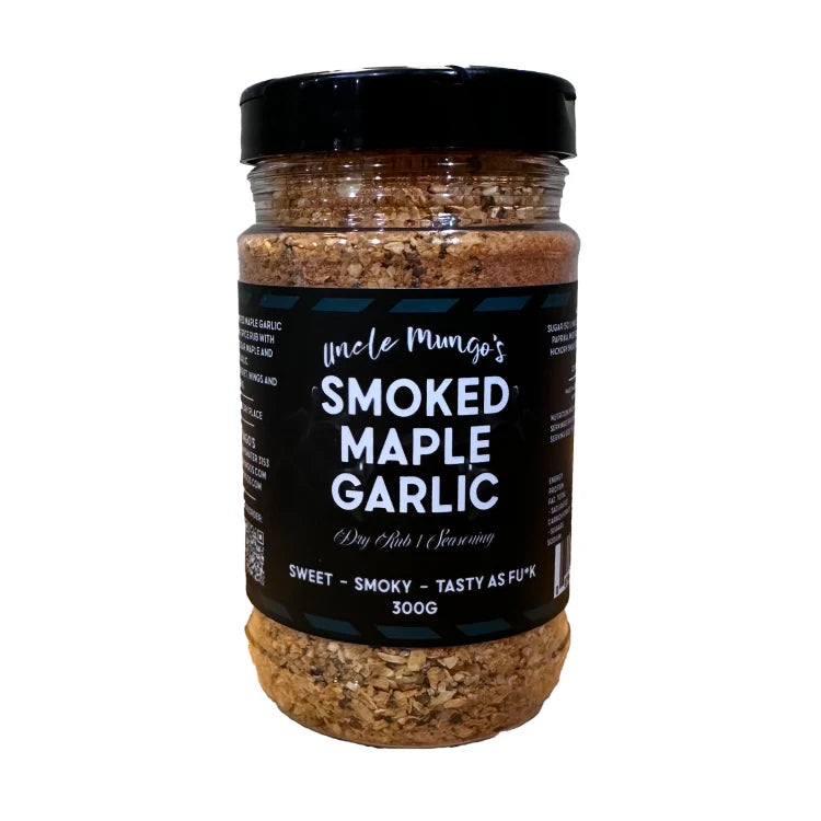 Uncle Mungos Smoked Maple Garlic Dry Rub Seasoning 300gm