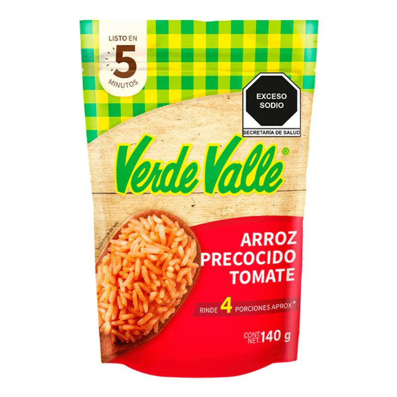 Verde Valle Arroz Precocido - Mexican Tomato Rice 140gm