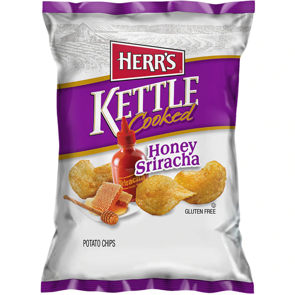 Herrs Kettle Honey Sriracha Potato Chips 142gm