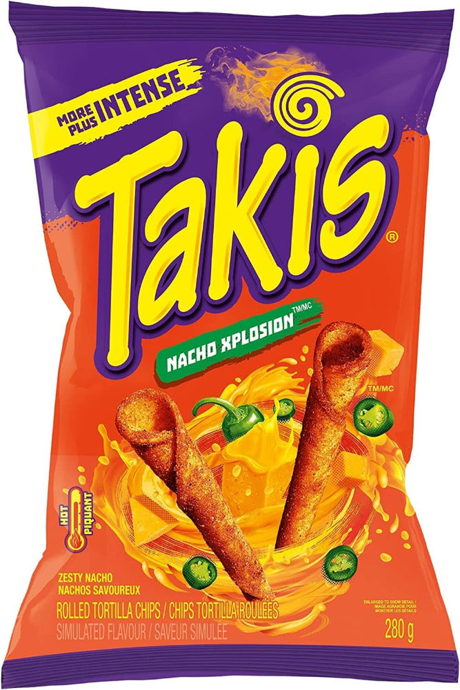 Takis Nacho Xplosion Tortilla Chips 280gm