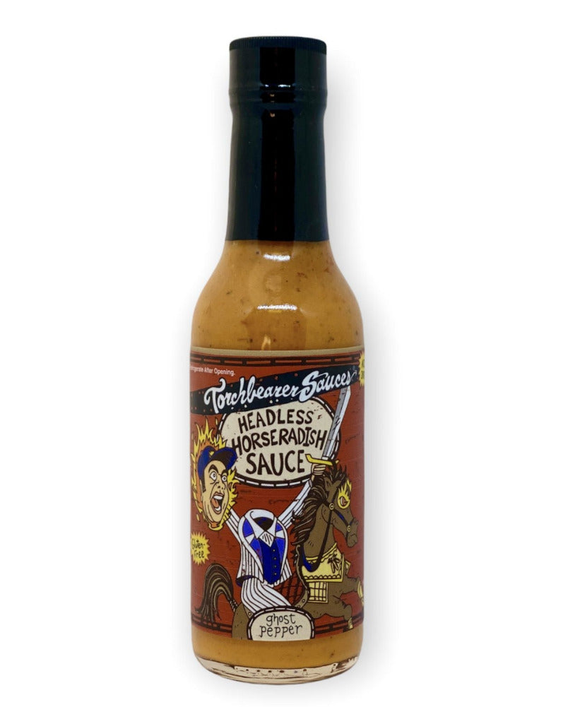 Torchbearer Headless Horseradish Ghost Pepper Sauce 148ml (5oz) - Chile ...