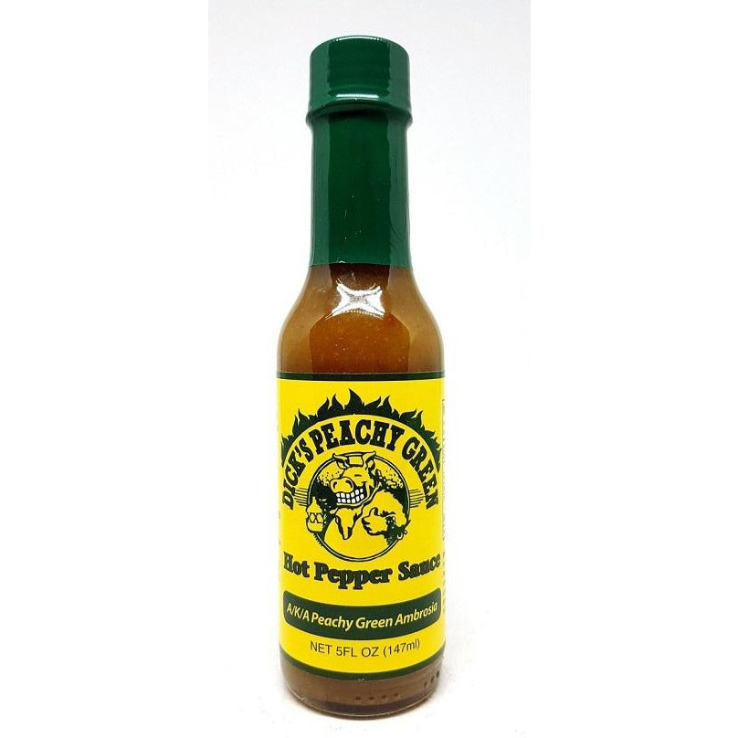 Dirty Dicks Peachy Green Hot Sauce 148ml (5oz) - Chile Mojo