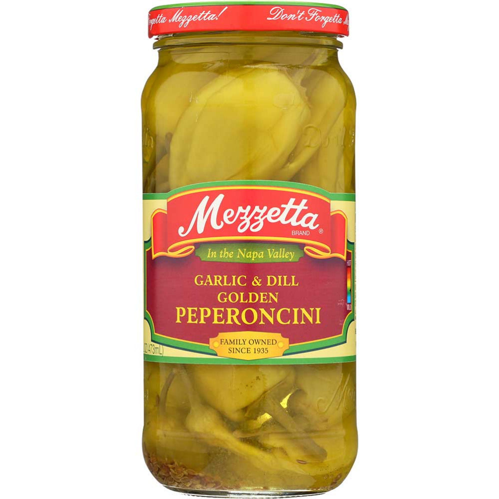 Mezzetta Garlic and Dill Golden Peperoncini 473gm (16oz)